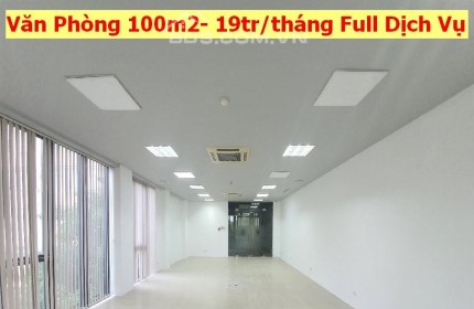 Cho thuê văn phòng phố Chùa Láng 100m2 - 20tr/tháng